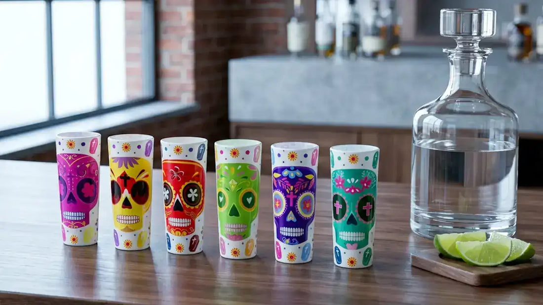 Juego de tequileros calavera 1