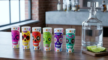 Juego de tequileros calavera 1