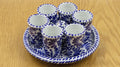 Juego de tequileros talavera de 8 piezas
