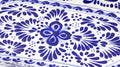Plato rectangular de Talavera