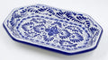 Plato rectangular de Talavera