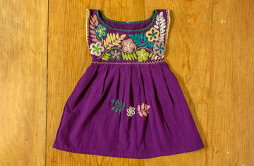 Vestido flores para niña