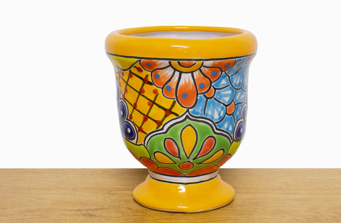 Juego de macetas Talavera colores