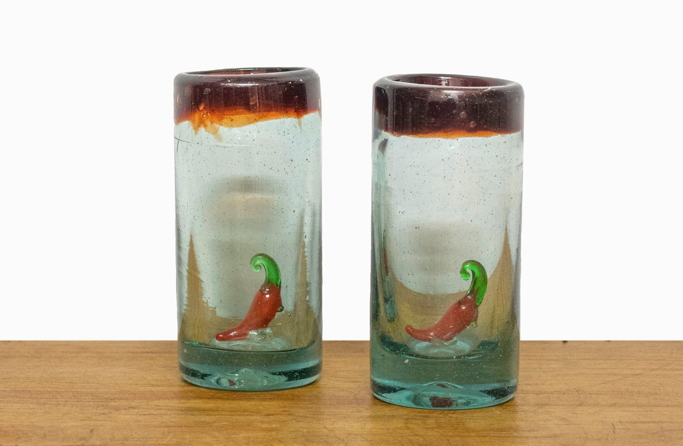 Juego de tequileros filo rojo
