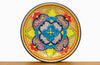 Plato de talavera de colores 25cm