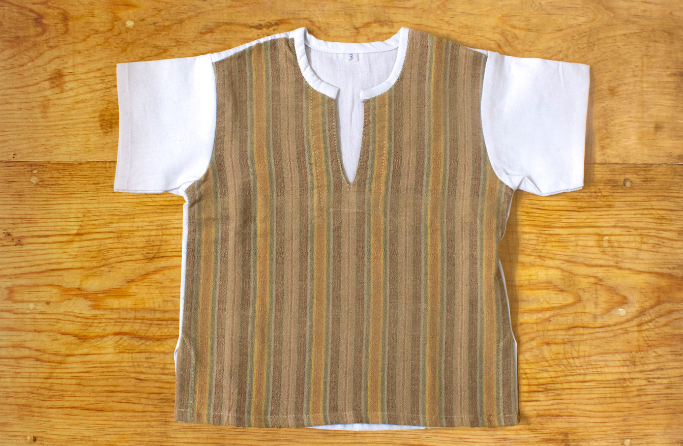 Camisa cuello redondo Oaxaca talla 3