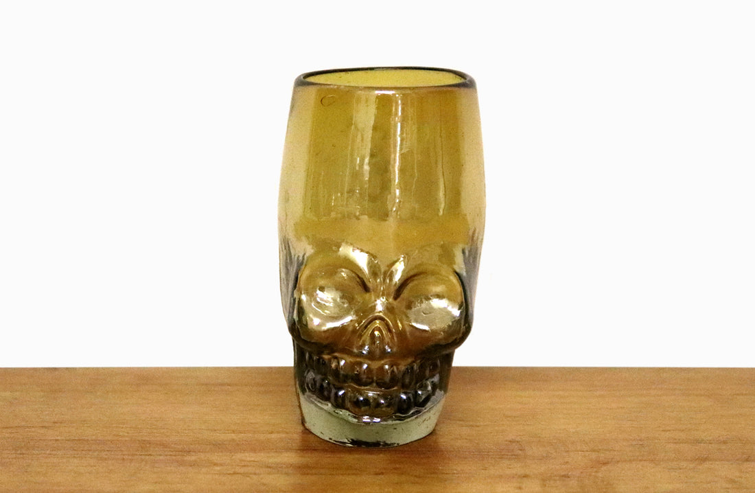 Juego de 3 tequileros calavera